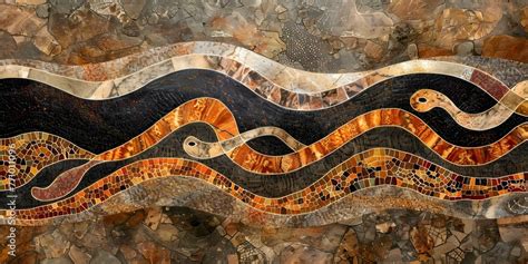 The Rainbow Serpent - A Mythical Tale of Creation and Transformation?